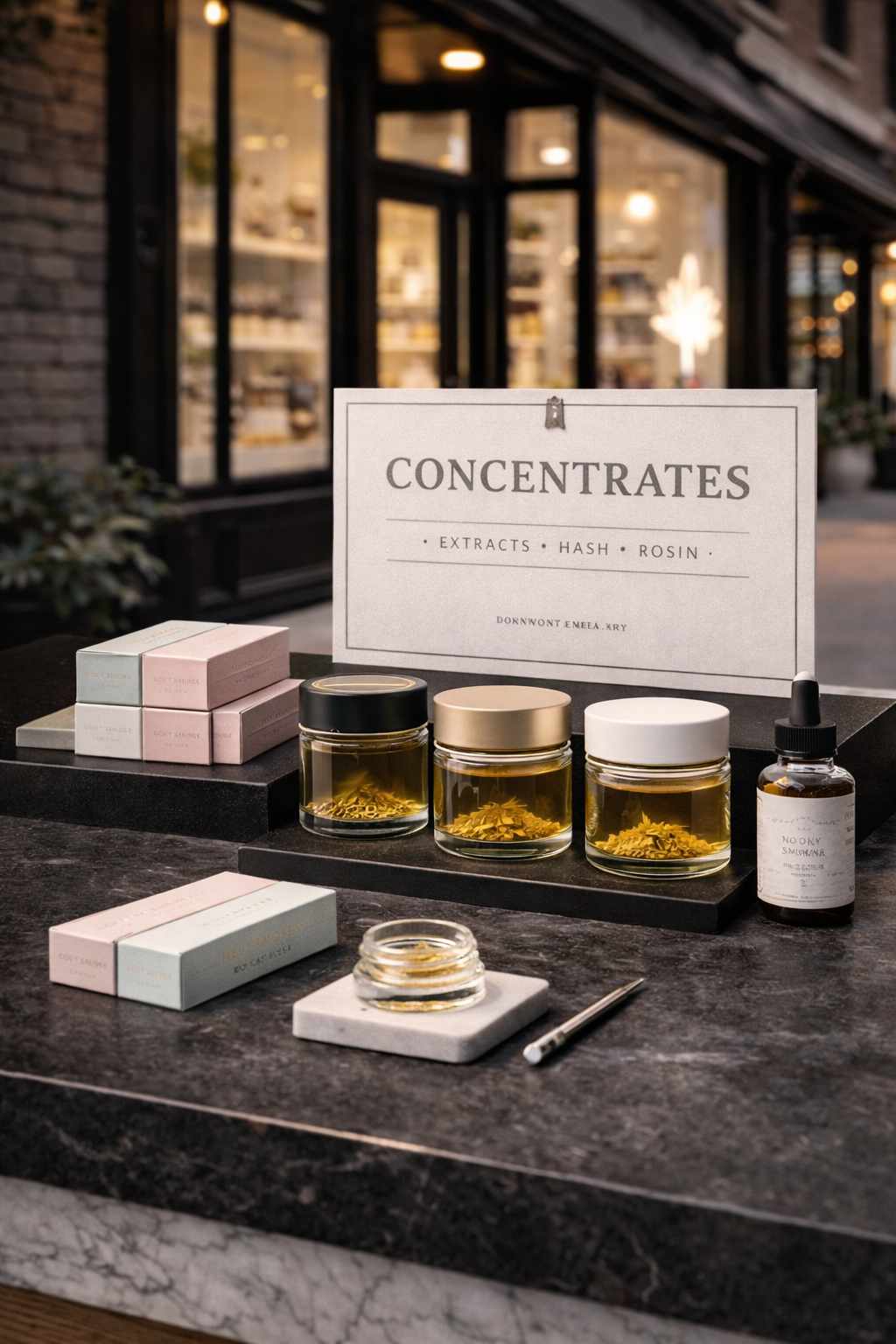 Cannabis concentrates at Holy Smokes