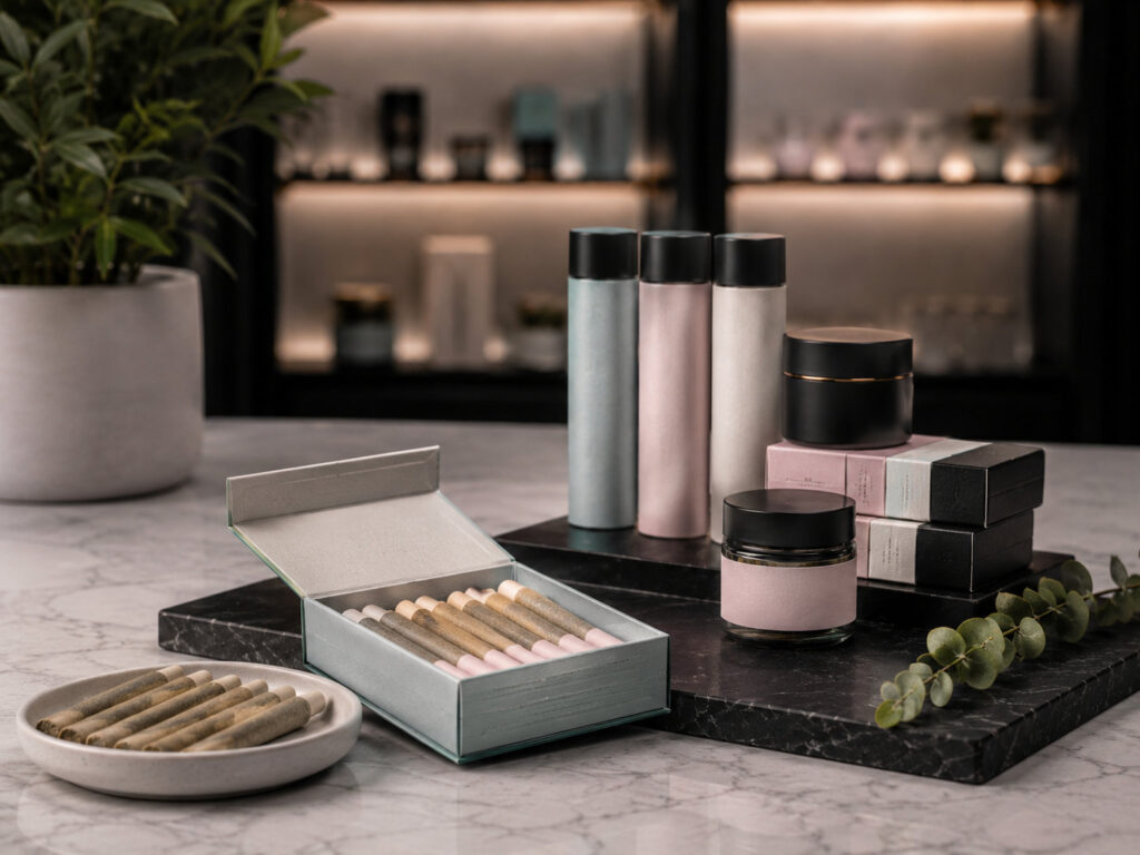 Premium cannabis pre-roll products and packaging