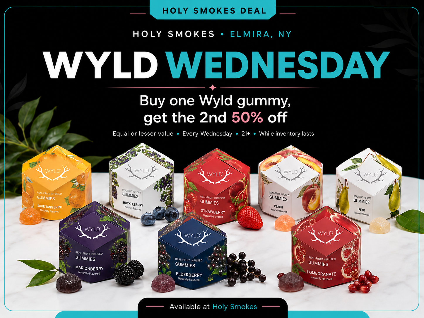 Wyld Wednesday gummy deal at Holy Smokes